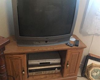 Tv 25.00 stand 20 vcr and receiver 35.00
