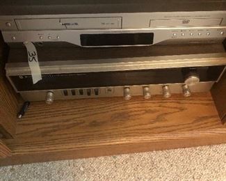 VCR and receiver 35.00