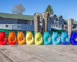 YOU'LL SEE A BIG SELECTION OF THE FAMOUS GURGLE POTS - THEY ACTUALLY "GURGLE" WHEN YOU POUR...