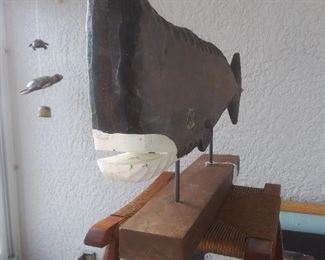HAND CARVED WHALE