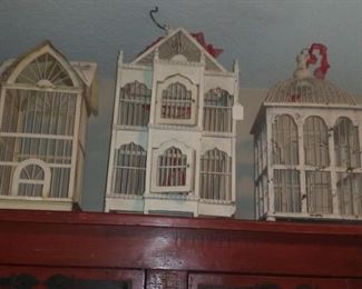 VINTAGE WOODEN BIRDHOUSES FROM CHARLESTON