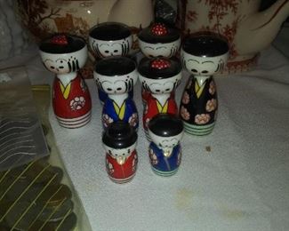 WWII JAPANESE CERAMIC SALT & PEPPER