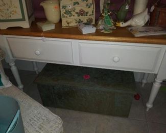 WIDE VINTAGE CABINET - SOLID WOOD