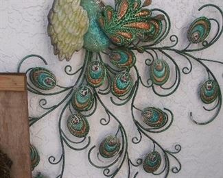 PEACOCK METAL ART
