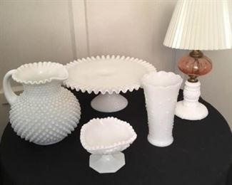 Beautiful Milk Glass Collection