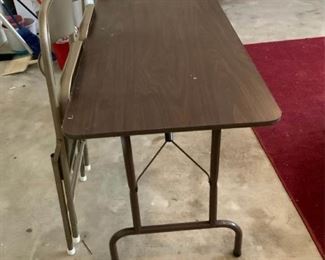Folding Table and Chairs