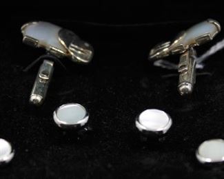 Sterling Cufflinks and studs