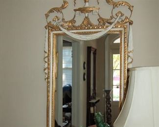 Gilded mirror