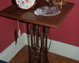Carved pedestal table