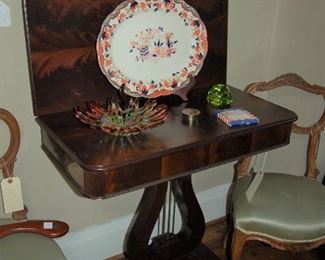Antique drop-leaf table