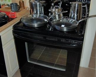 Kenmore stove in black finish