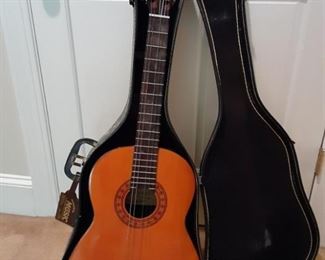 Ventura V-1585 acoustic guitar in case