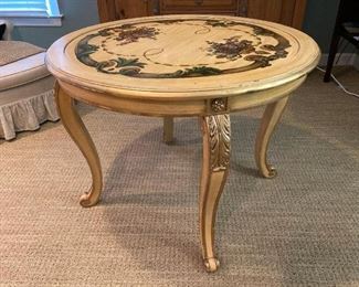 Round Painted Table