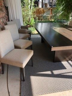 Crate and Barrel Dining Table and 6 Chairs