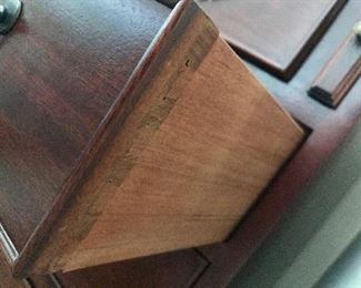 Craftique Furniture was dedicated to superior craftsmanship. You can see the above drawers are perfectly inset in the cases. Subtle details like that separate the fine makers from the rest.