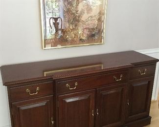 66" LONG CHERRY TONE BUFFET BY LINK TAYLOR 