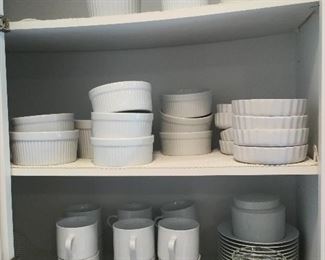 WHITE SERVING PIECES