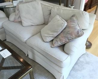 SKIRTED 3 CUSHION LOVESEAT 60" LONG BY HERITAGE FURNITURE