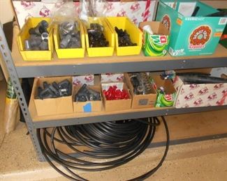 InGround Sprinkler System Connectors and Tubing