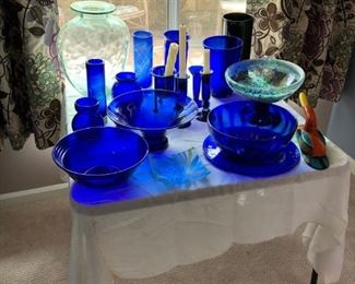 Blue glass
