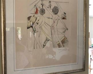 Dali of his work is signed     SOLD