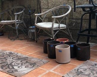 Gainey pottery, some are damaged.