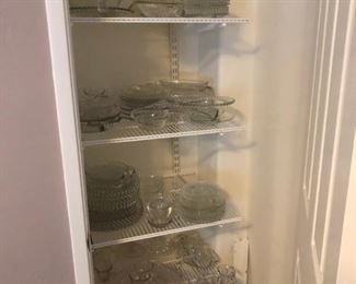 Candlewick glass, all pieces sold seperately