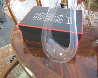 Riedel crystal decanter