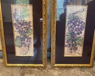 Pair grape prints