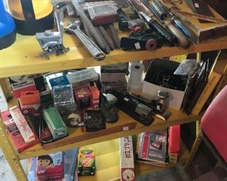 Shelf and tools 