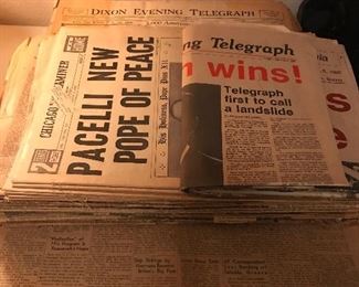 1940s Dixon newspapers 