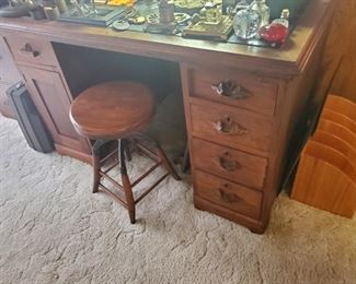 Super old antique desk late 1800's