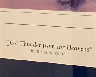 "JG7: Thunder from the Heavens" by Brian Bateman. Signed and numbered