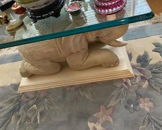 All wood Elephant Table $