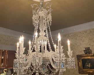 Baccarat chandelier $7500