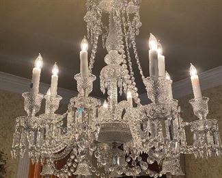 Baccarat chandelier $7500
