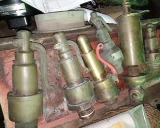 Pressure relief valves and Whistle for steam engine
