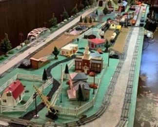 Lionel train set also not pictured is an HO train set buyer to take apart and remove.