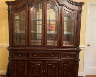 lighted china cabinet