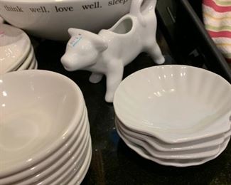 white dinnerware