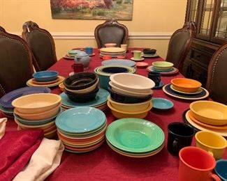 Huge selection of fiesta ware 