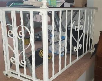 Wrought iron railings