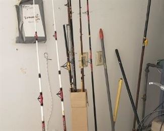 Fishing Poles of all sorts and equipment