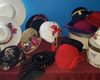 Beautiful Vintage Hat Collection