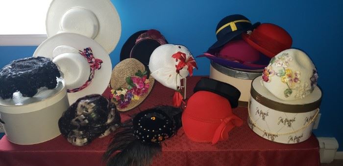 Beautiful Vintage Hat Collection