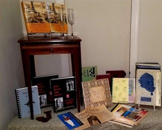Nice selection of St. Joseph collectibles. Two signed Sheridan Logan "Old St. Joe" hardback books