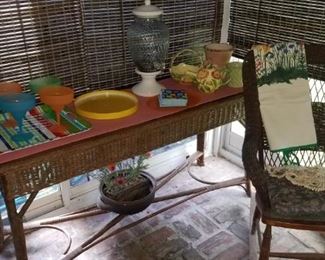 Great outdoor/indoor garden furniture. Ratten, wicker 