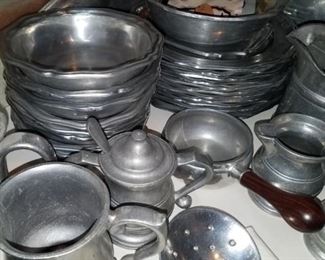 Much pewter, brass and copper!!