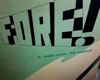 Cool St. Joseph collectibles!! St. Joseph C. C. "Fore!"