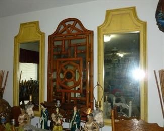 Oriental style mirrors